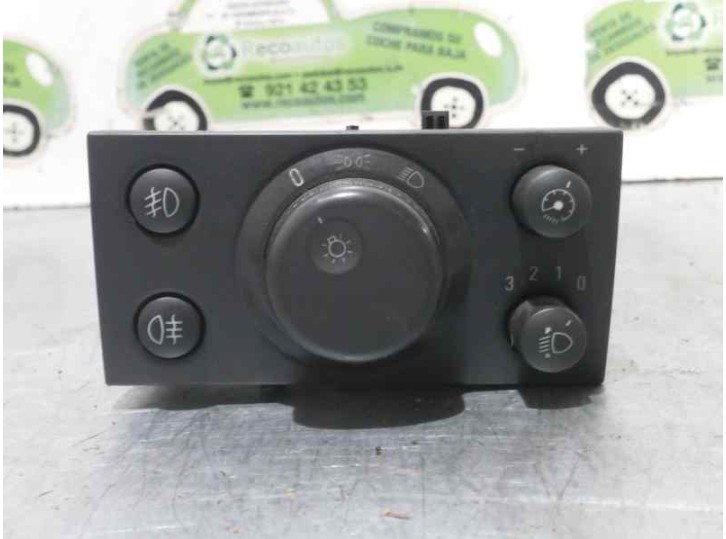 Recambio de mando luces salpicadero para opel meriva 1.6 16v referencia OEM IAM 93394755 18430320 