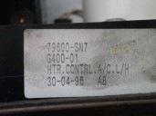 Recambio de mando calefaccion / aire acondicionado para honda accord berlina (cc/ce) 2.2 vtec cat referencia OEM IAM G40001 