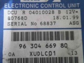 Replacement engine ECU for Peugeot 406 sedan (S1/S2) STDT OEM IAM reference 9630466980 R04010028B LUCAS