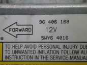 Recambio de centralita airbag para daewoo kalos 1.2 cat referencia OEM IAM 96406168 5WY64016 SIEMENS