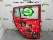 Recambio de puerta trasera izquierda para kia picanto 1.1 cat referencia OEM IAM 7700307010 ROJO 5 PUERTAS