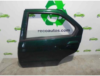 Recambio de puerta trasera izquierda para alfa romeo 146 1.4 16v cat referencia OEM IAM 0060620476 VERDE 5 PUERTAS