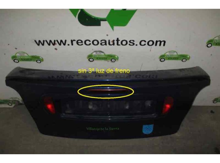 Recambio de porton trasero para renault megane i coach/coupe (da0) 1.9 dti diesel cat referencia OEM IAM TAPA MALETERO AZUL 2 PU