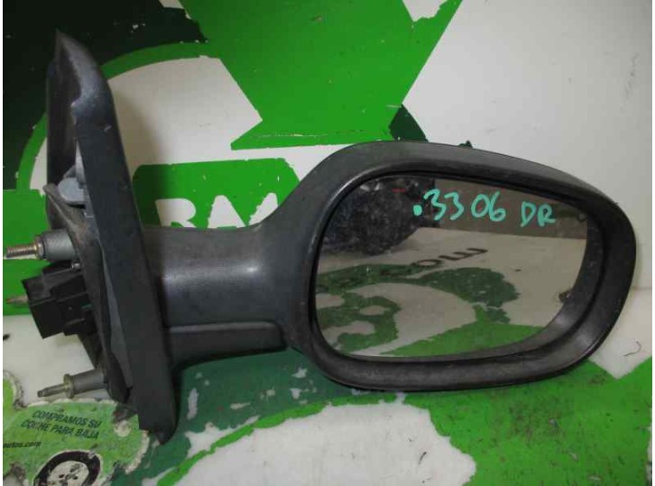 Replacement right wing mirror for Renault Megane I coach/coupe (DA0) 1.9 DTI diesel cat OEM IAM reference 12243030 BLACK 10 P