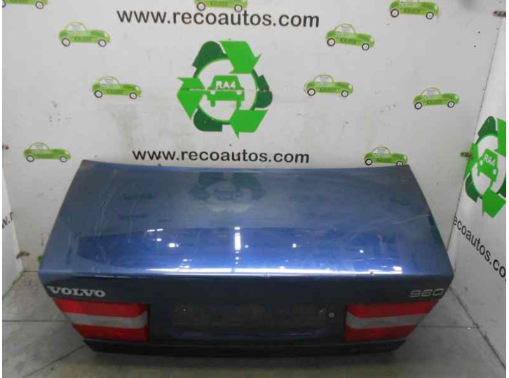 Recambio de porton trasero para volvo serie 960 berlina/familiar 3.0 24v cat referencia OEM IAM TAPA MALETERO AZUL 4 PUERTAS