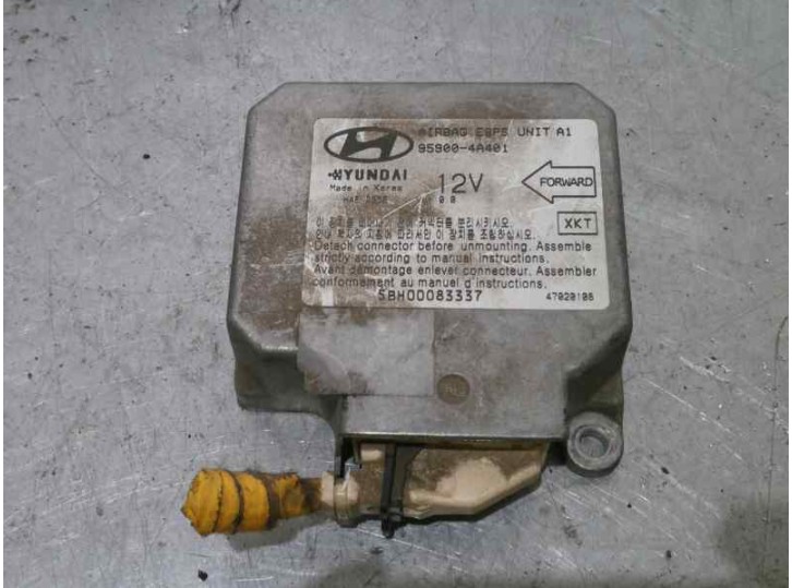 Replacement airbag control unit for Hyundai H 1 2.5 CRDi cat OEM IAM reference 959004A401 HAE255B 