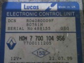 Recambio de centralita motor uce para renault clio ii fase i (b/cbo) 1.9 diesel referencia OEM IAM 7700104956 R04080009F LUCAS