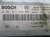 Recambio de centralita motor uce para renault megane ii berlina 5p 1.9 dci diesel referencia OEM IAM 8200310863 0281011549 BOSCH