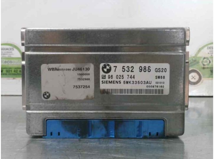 Recambio de centralita cambio automatico para bmw serie 3 coupe (e46) 2.0 16v diesel cat referencia OEM IAM 7532988 5WK33503 960