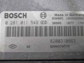 Recambio de centralita motor uce para renault megane ii berlina 3p 1.9 dci diesel referencia OEM IAM 8200310863 0281011549 BOSCH