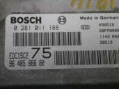 Replacement engine ECU for Peugeot 206 SW 2.0 HDi cat OEM IAM reference 9648588880 0281011188 BOSCH