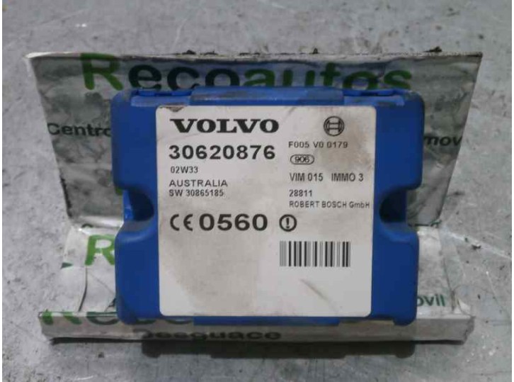Recambio de modulo electronico para volvo s40 berlina 1.6 cat referencia OEM IAM 30620876 F005V00179 BOSCH