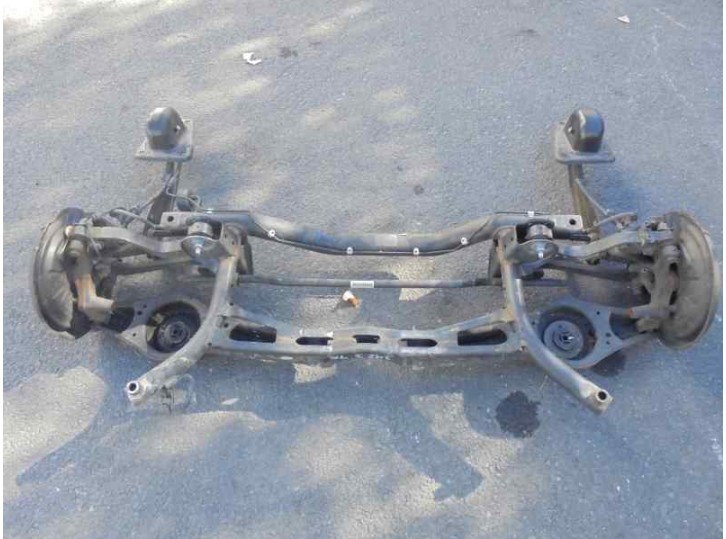 Recambio de puente trasero para seat toledo (5p2) 2.0 tdi referencia OEM IAM DISCOS, 5 TORNILLOS, CON ABS BURRA 6