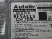 Recambio de centralita airbag para renault scenic (ja..) 1.6 referencia OEM IAM 8200117652B 600639500 AUTOLIV