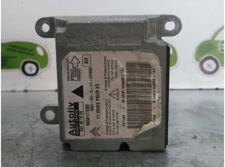 Recambio de centralita airbag para citroën c5 berlina premier (e) referencia OEM IAM 9658177080 603481900 AUTOLIV
