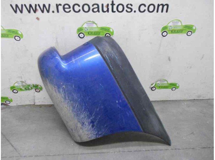 Replacement rear bumper for Fiat Doblò Cargo (223) 1.9 JTD cat OEM IAM reference RIGHT REAR BUMPER TIP BLU