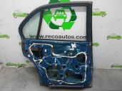 Recambio de puerta trasera izquierda para mg serie 600 (rh) 620 sdi referencia OEM IAM BFA130090 AZUL 4 PUERTAS