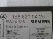 Recambio de centralita inmovilizador para mercedes-benz clase a (w168) 170 cdi (168.008) referencia OEM IAM 1688200426 5WK4736 S