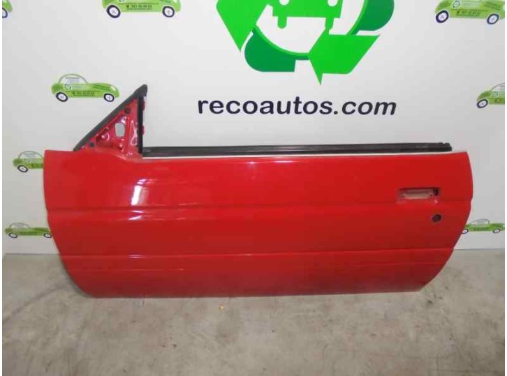 Recambio de puerta delantera izquierda para ford escort cabrio 1.6 referencia OEM IAM 1638561 ROJA 2P