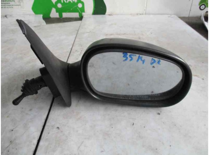 Recambio de retrovisor derecho para daewoo lanos 1.4 cat referencia OEM IAM MANUAL