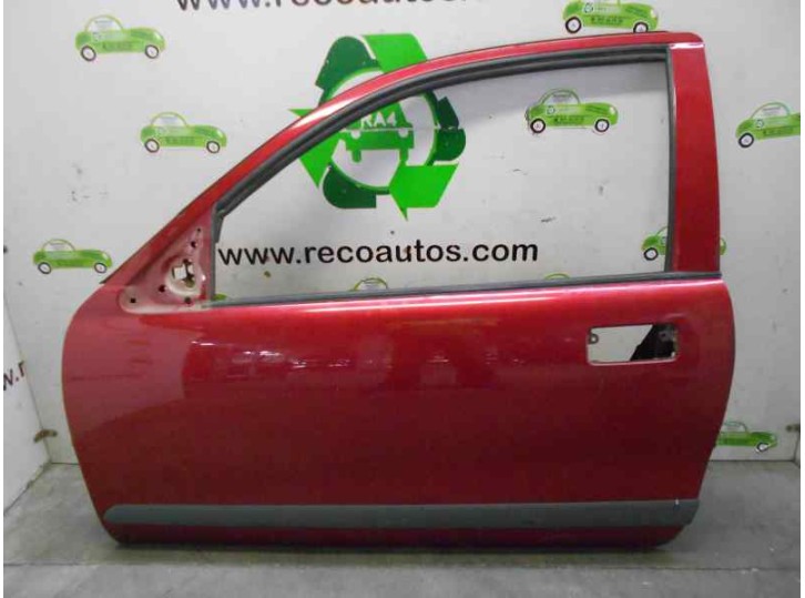 Replacement front left door for MG Series 25 (RF) 16V cat OEM IAM reference BDA450430 GARNET 3D
