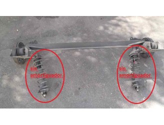 Recambio de puente trasero para mg serie 200 (xw) 1.6 cat referencia OEM IAM  TAMBOR, 4 TORNILLOS, SIN ABS BURRA 13