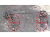 Recambio de puente trasero para mg serie 200 (xw) 1.6 cat referencia OEM IAM TAMBOR, 4 TORNILLOS, SIN ABS BURRA 13