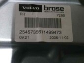 Replacement rear right window regulator for Volvo S80 sedan 2.4 diesel cat OEM IAM reference 970716101 6 PINS 4 DOORS.