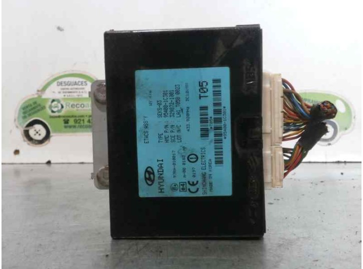 Replacement electronic module for Hyundai Getz (TB) 1.5 CRDi CAT OEM IAM reference 954001C301 3298721001 SHINCHANG ELECTRICS
