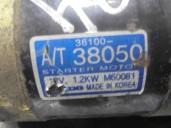 Recambio de motor arranque para hyundai sonata (y2) 2.0 cat referencia OEM IAM 3610038050 M60081 MANDO
