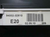 Recambio de cuadro instrumentos para hyundai sonata (y2) 2.0 cat referencia OEM IAM 940023D510  