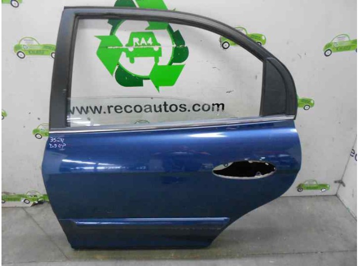 Replacement rear left door for Hyundai Sonata (Y2) 2.0 CAT OEM IAM reference 770033C020 BLUE 4 DOORS