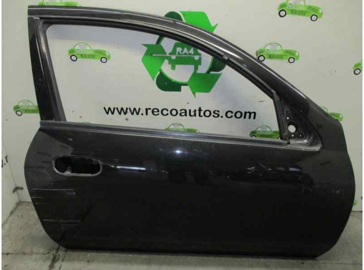 Replacement front right door for Nissan Almera (N16/E) 2.2 dCi diesel cat OEM IAM reference 801005M331 BLACK 3 DOORS