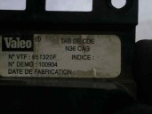 Recambio de mando calefaccion / aire acondicionado para citroën saxo 1.5 diesel referencia OEM IAM 651320F VALEO