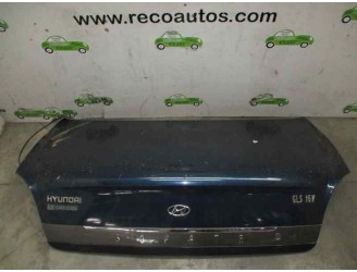 Replacement rear tailgate for Hyundai Sonata (Y4) 2.0 16V CAT OEM IAM reference 6920038201 BLUE 4 DOORS