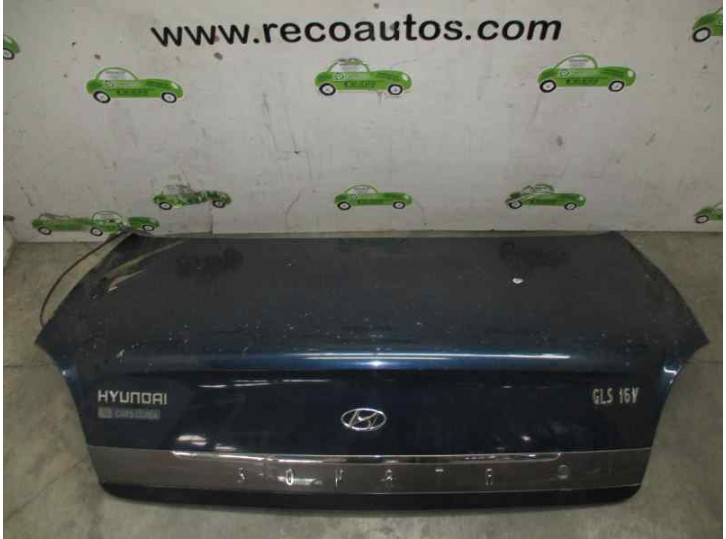 Replacement rear tailgate for Hyundai Sonata (Y4) 2.0 16V CAT OEM IAM reference 6920038201 BLUE 4 DOORS