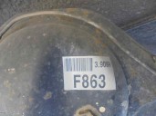 Replacement rear axle for Hyundai H1 2.5 turbodiesel cat OEM IAM reference DRUM, 5 BOLTS, WITHOUT ABS BURRA 4