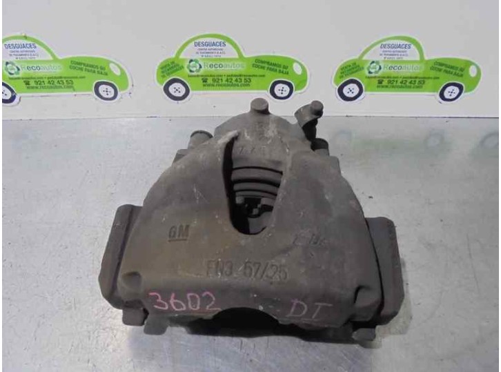 Recambio de pinza freno delantera izquierda para opel zafira a 1.8 16v cat referencia OEM IAM FN357253823 ATE