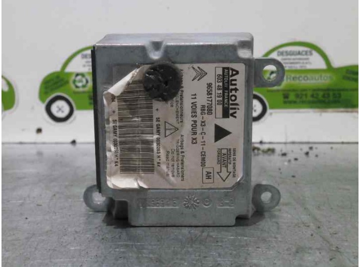 Recambio de centralita airbag para citroën c5 berlina 2.0 hdi fap cat (rhr / dw10bted4) referencia OEM IAM 9658177080 603481900 