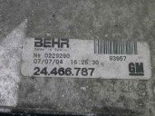 Recambio de intercooler para opel corsa c 1.7 16v cdti referencia OEM IAM 24466787 93957 BEHR