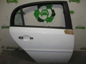 Recambio de puerta trasera derecha para opel vectra c berlina comfort referencia OEM IAM 124607 BLANCO 4 PUERTAS