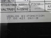 Recambio de caja reles / fusibles para renault laguna (b56) 1.9 dti diesel cat referencia OEM IAM 7700821586 7700427884 