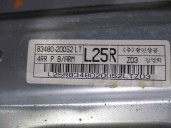 Replacement rear right window regulator for Hyundai Elantra (XD) 2.0 CRDi CAT OEM IAM reference 834802D052LT 2 PINS 4 DOORS
