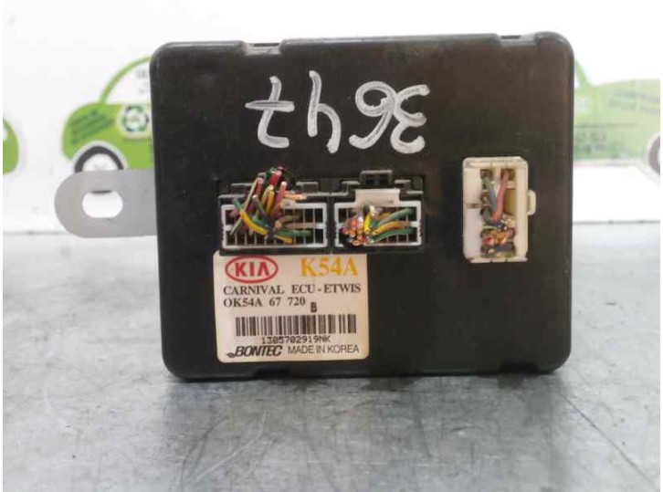 Recambio de modulo electronico para kia carnival ii 2.9 crdi cat referencia OEM IAM 0K54A67720  BONTEC