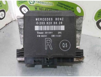 Recambio de centralita cierre para mercedes-benz clase c (w203) berlina 240 (203.061) referencia OEM IAM 2038206626 351391 TEMIC