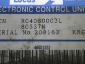 Replacement engine ECU for Fiat Marea Weekend (185) 1.9 Turbodiesel OEM IAM reference 46551222 R04080003L LUCAS