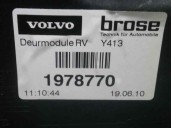 Replacement front right window regulator for Volvo XC60 2.0 diesel cat OEM IAM reference 30753328 6 PINS 5 DOORS.