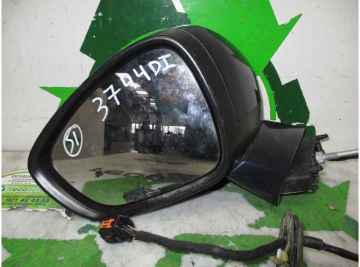 Recambio de retrovisor izquierdo para citroën c5 berlina premier referencia OEM IAM 96574424T4 8 PINES 4 PUERTAS GRIS AZUL