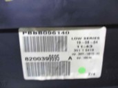 Recambio de cuadro instrumentos para renault megane ii berlina 3p 1.5 dci diesel referencia OEM IAM 8200399701 PBBB096140 