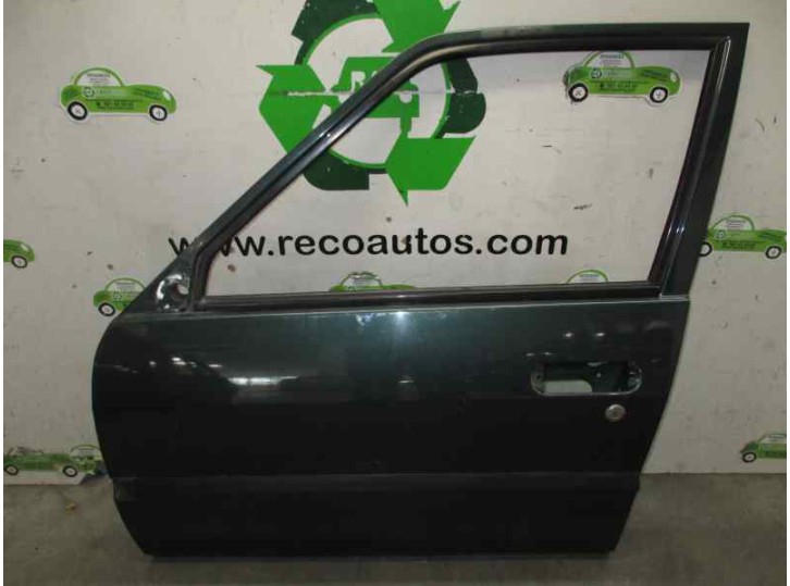 Replacement front left door for Alfa Romeo 33 sedan 1.7 cat OEM IAM reference 60538265 GREEN 5D